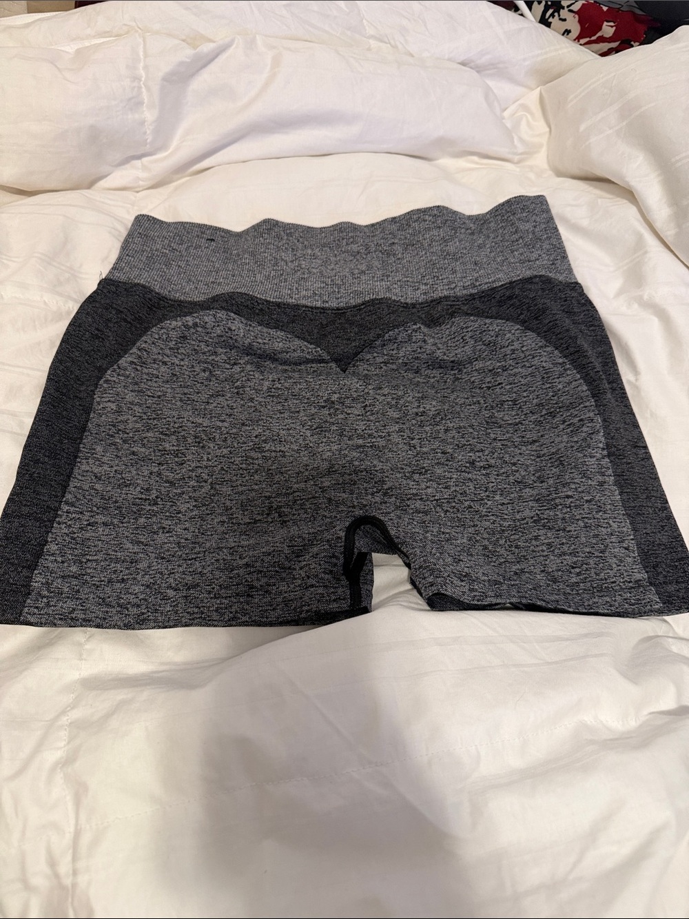 PINK Victoria's Secret Grey Seamless High-Waist Bike Shorts